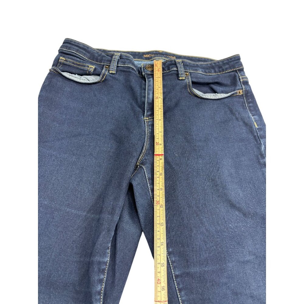 Michael Kors Izzy Skinny Ankle Jeans Size 10 Dark Wash Womens Denim Pants - Picture 7 of 12